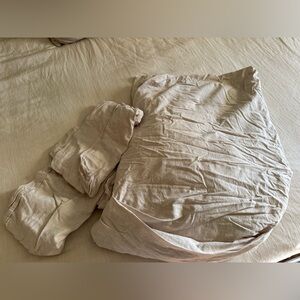 Elegant Cream Duvet Cover Set
